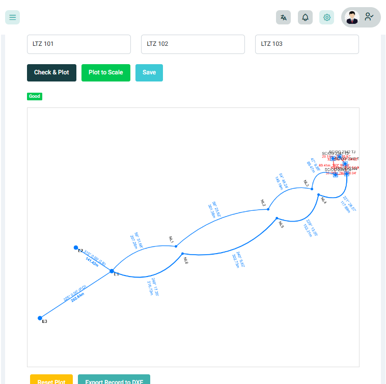 Record Traverse Generator — product screenshot
